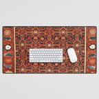 Malayer  Antique West Persian Rug Print Desk Mat Gallery Image 1