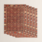 Malayer  Antique West Persian Rug Print Wrapping Paper Gallery Image 3