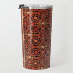 Malayer  Antique West Persian Rug Print Travel Mug Gallery Image 3