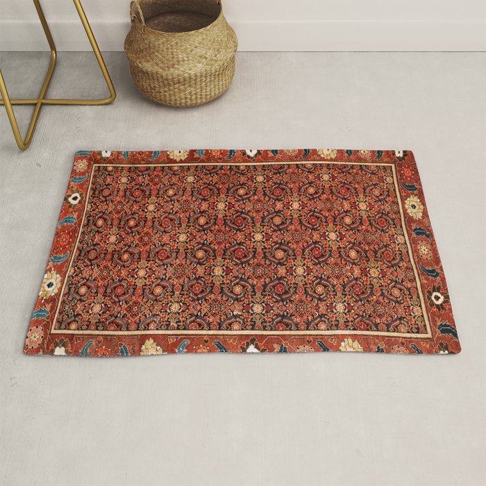 Malayer  Antique West Persian Rug Print Rug Gallery Image 1