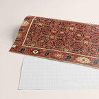 Malayer  Antique West Persian Rug Print Wrapping Paper Gallery Image 2