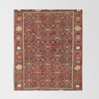 Malayer  Antique West Persian Rug Print Throw Blanket Gallery Image 2
