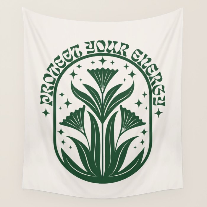 Protect Your Energy Wall Tapestry Gallery Image 1