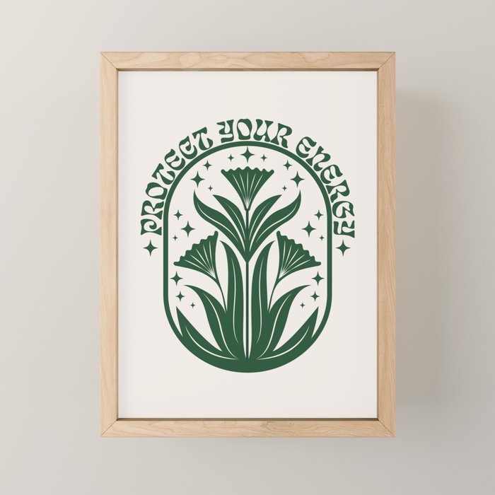 Protect Your Energy Mini Art Print Gallery Image 1