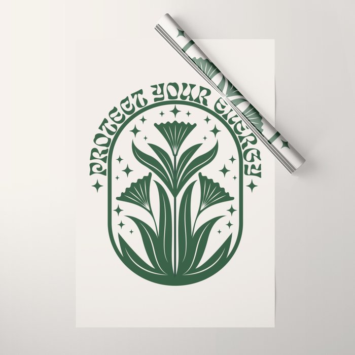 Protect Your Energy Wrapping Paper Gallery Image 1