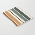 Western Stripes XVI Earthy Desert Notebook Gallery Image 3