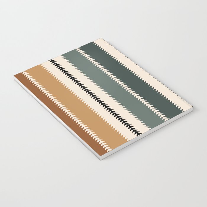 Western Stripes XVI Earthy Desert Notebook Gallery Image 3