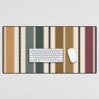 Western Stripes XVI Earthy Desert Desk Mat Gallery Image 1