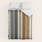 Western Stripes XVI Earthy Desert Duvet Cover Gallery Image 6