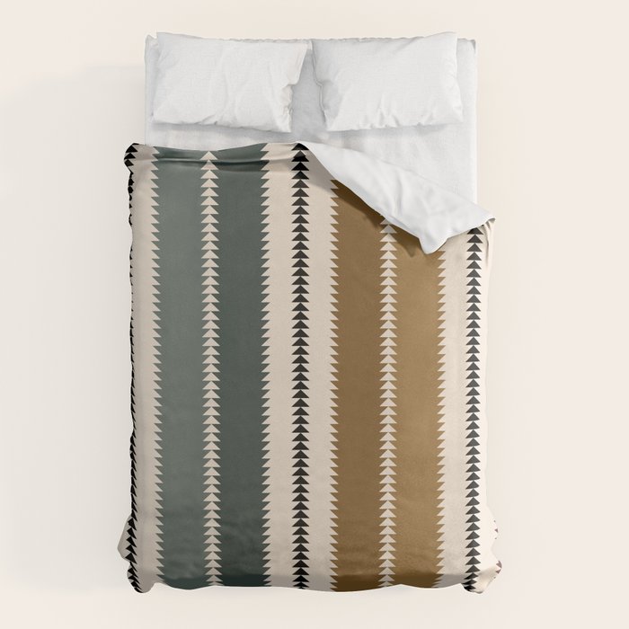 Western Stripes XVI Earthy Desert Duvet Cover Gallery Image 6