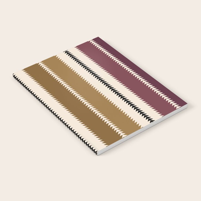 Western Stripes XVI Earthy Desert Notebook Gallery Image 1