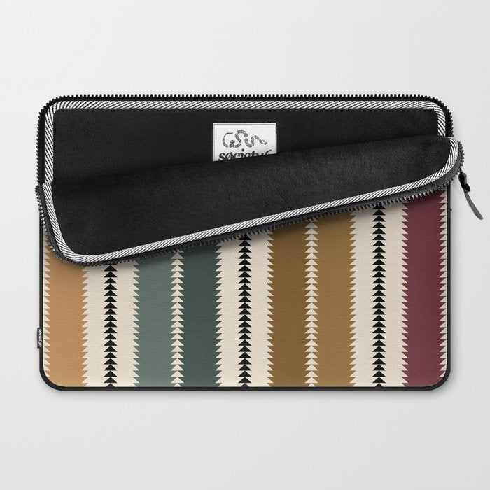 Western Stripes XVI Earthy Desert Laptop Sleeve Gallery Image 2
