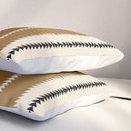 Western Stripes XVI Earthy Desert Pillow Sham Gallery Image 3