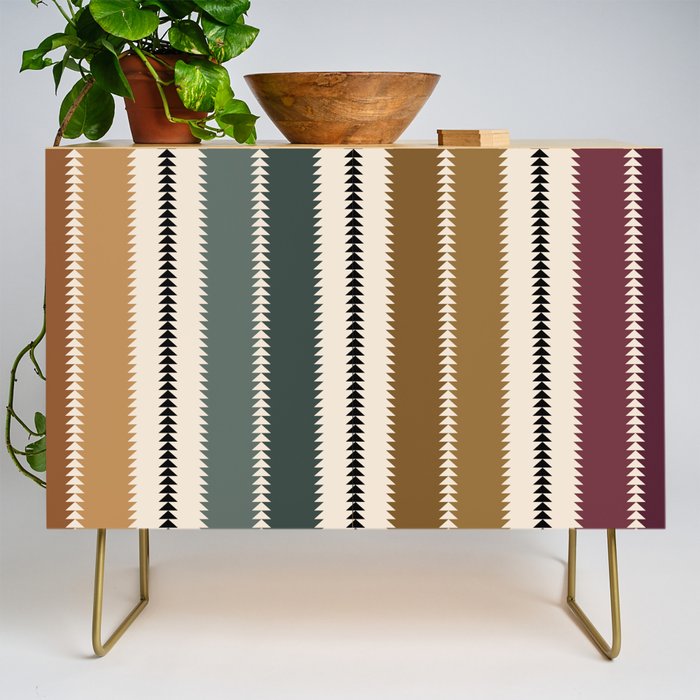 Western Stripes XVI Earthy Desert Credenza Gallery Image 1