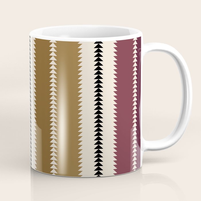 Western Stripes XVI Earthy Desert Coffee Mug Gallery Image 1