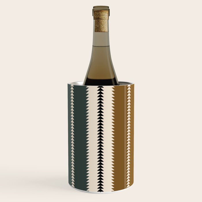 Western Stripes XVI Earthy Desert Wine Chiller Gallery Image 1