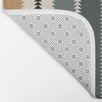 Western Stripes XVI Earthy Desert Bath Mat Gallery Image 2