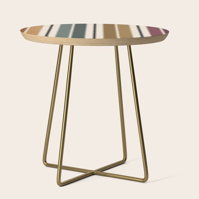 Western Stripes XVI Earthy Desert Side Table Gallery Image 1