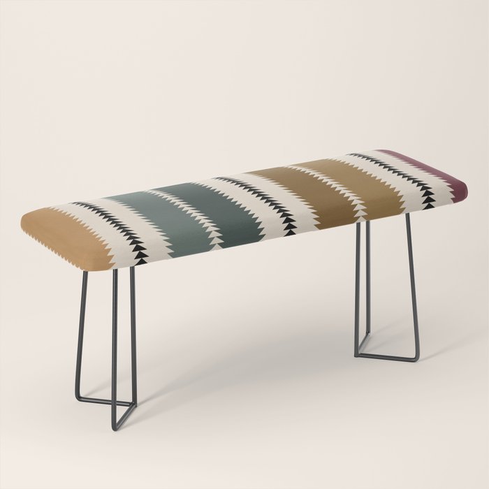 Western Stripes XVI Earthy Desert Bench Gallery Image 1