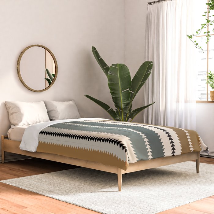 Western Stripes XVI Earthy Desert Comforter Gallery Image 2