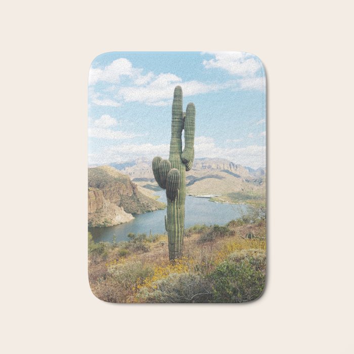Arizona Saguaro Bath Mat Gallery Image 1