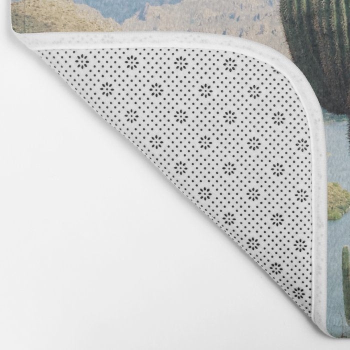 Arizona Saguaro Bath Mat Gallery Image 2