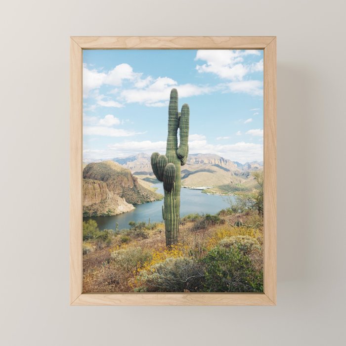 Arizona Saguaro Mini Art Print Gallery Image 1