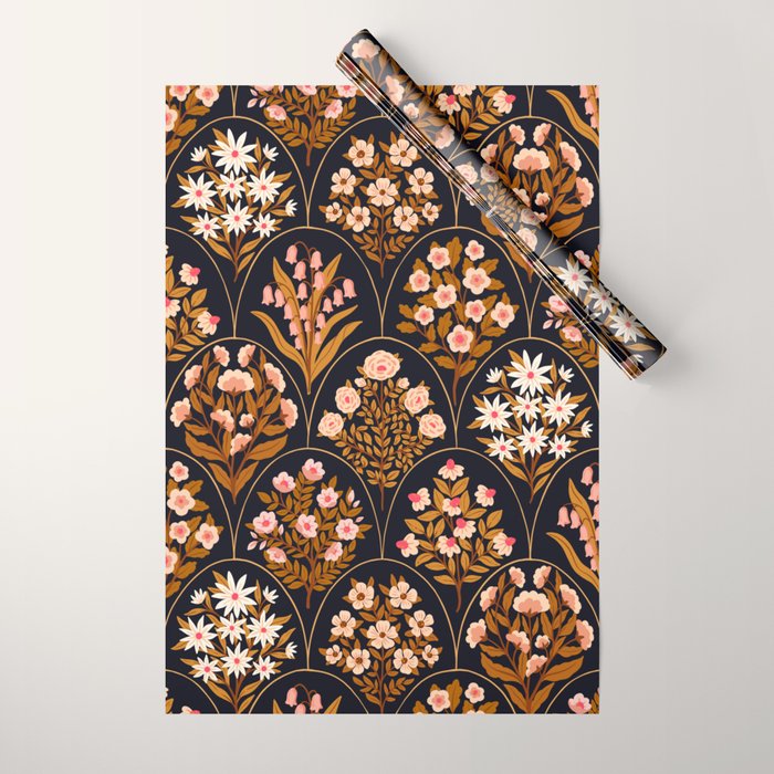 Heritage Garden - Autumn Hues Wrapping Paper Gallery Image 1