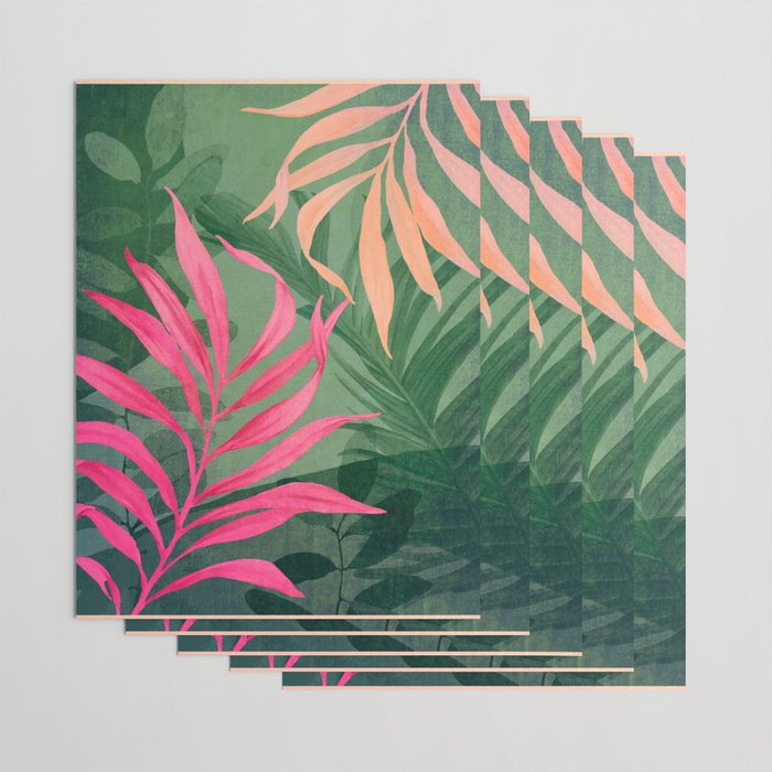 Abstract Art Tropical Garden 5 Wrapping Paper Gallery Image 3