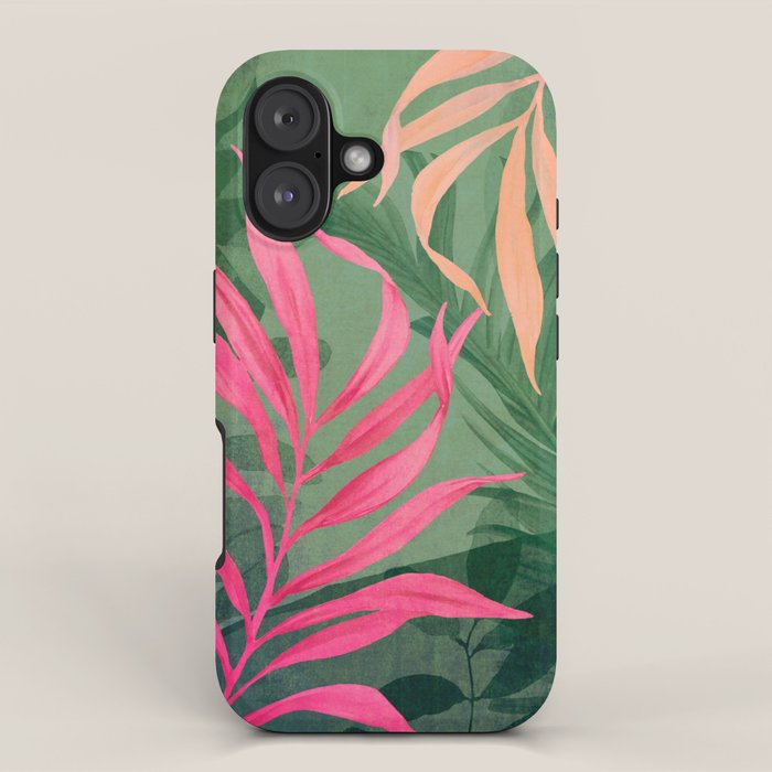 Abstract Art Tropical Garden 5 iPhone Case Gallery Image 1
