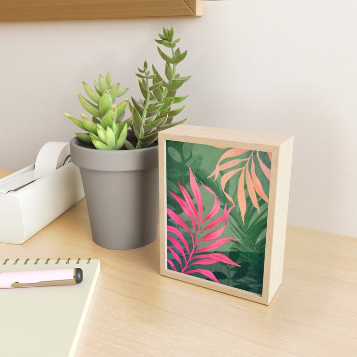 Abstract Art Tropical Garden 5 Mini Art Print Gallery Image 2