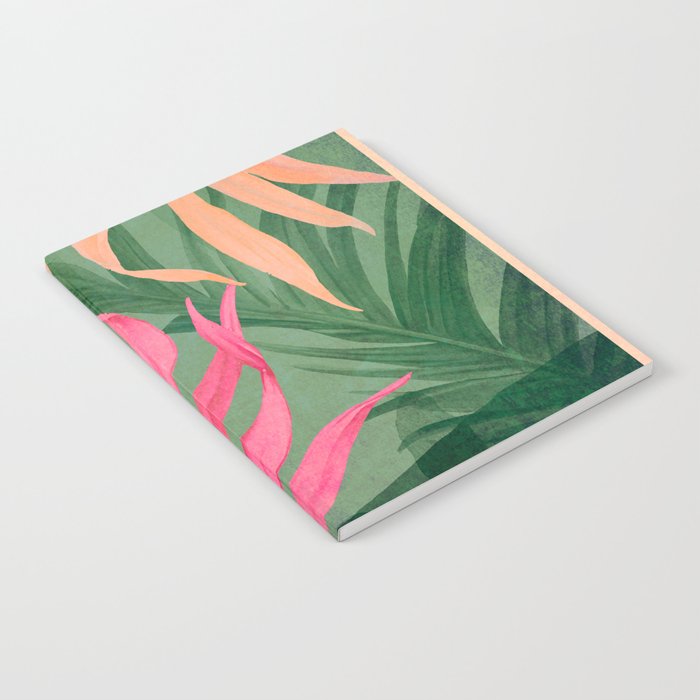 Abstract Art Tropical Garden 5 Notebook Gallery Image 1