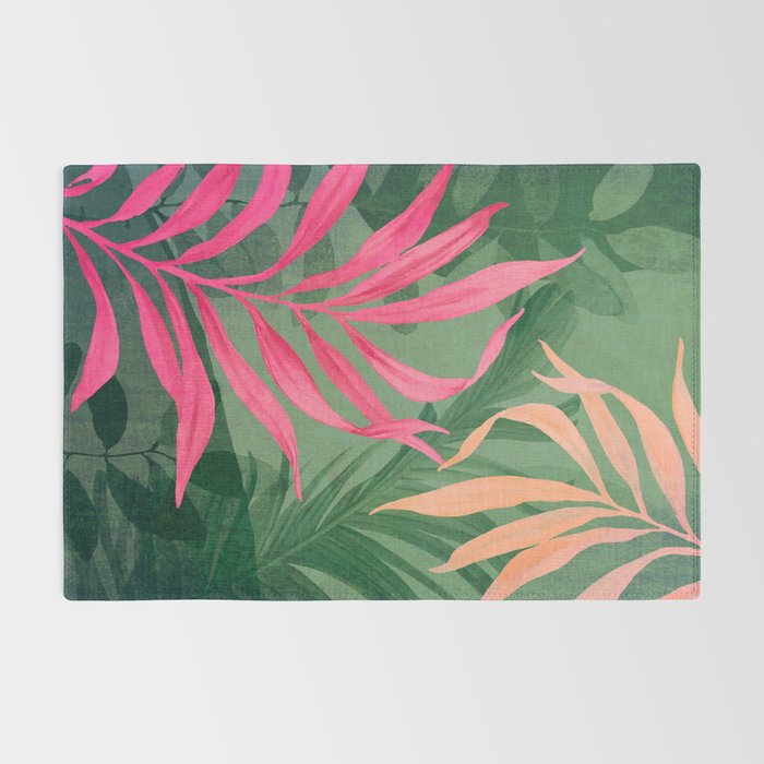 Abstract Art Tropical Garden 5 Rug Gallery Image 2