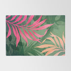 Abstract Art Tropical Garden 5 Rug Gallery Image 2