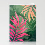 Abstract Art Tropical Garden 5 Stationery Card Gallery Image 2