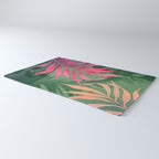 Abstract Art Tropical Garden 5 Rug Gallery Image 3
