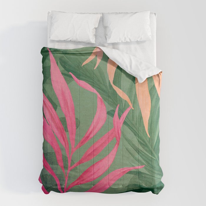Abstract Art Tropical Garden 5 Comforter Gallery Image 6