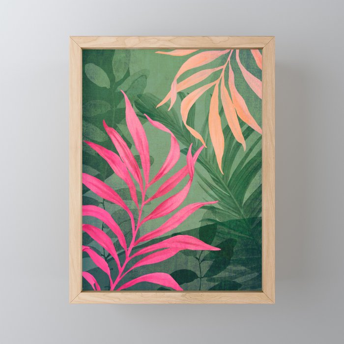 Abstract Art Tropical Garden 5 Mini Art Print Gallery Image 1