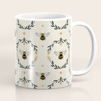 Ode to the Bumblebee (in cream) Coffee Mug Gallery Image 1