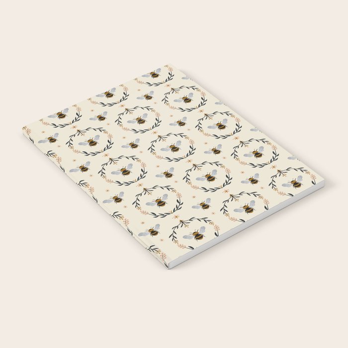 Ode to the Bumblebee (in cream) Notebook Gallery Image 2