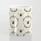 Ode to the Bumblebee (in cream) Coffee Mug Gallery Image 4
