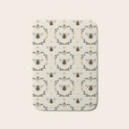 Ode to the Bumblebee (in cream) Bath Mat Gallery Image 1