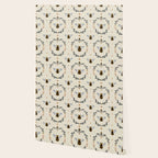 Ode to the Bumblebee (in cream) Wallpaper Gallery Image 2