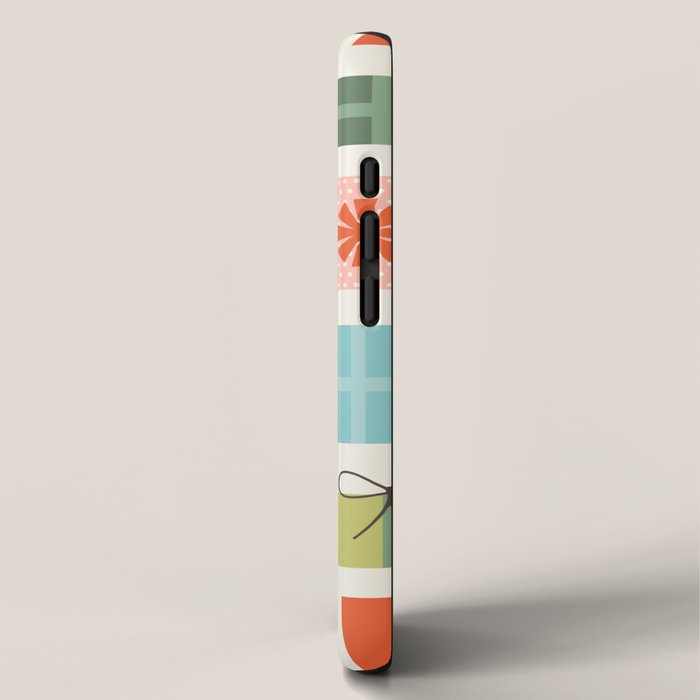 Retro Christmas Presents iPhone Case Gallery Image 2