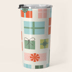 Retro Christmas Presents Travel Mug Gallery Image 3