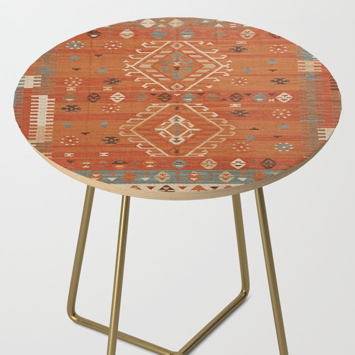 Heritage Traditional Moroccann Rug Design Side Table Gallery Image 2