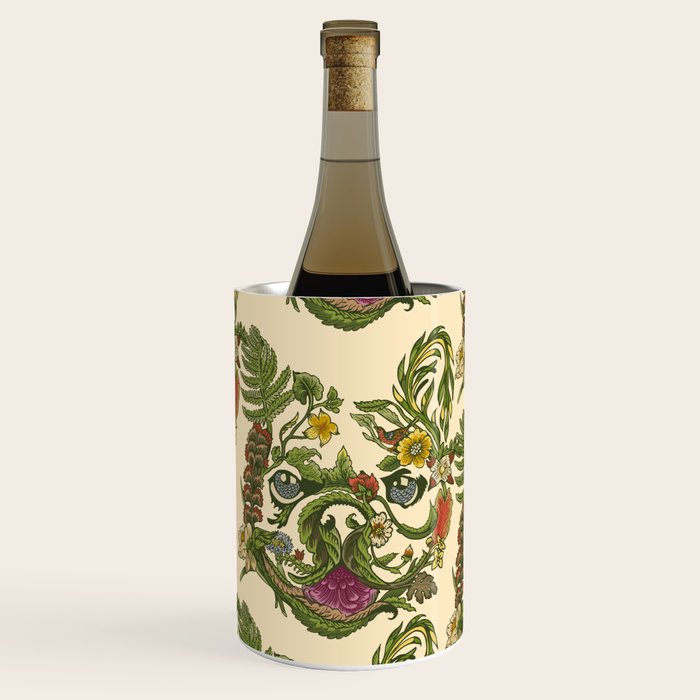 Botanical French Bulldog Wine Chiller Gallery Image 1
