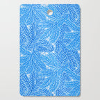 Winter Berries & Pine Branches in Blue Cutting Board Gallery Image 1