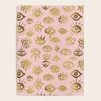 Mystics Eyes - Blush & Gold Poster Gallery Image 4