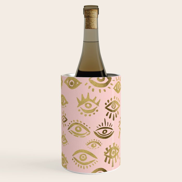 Mystics Eyes - Blush & Gold Wine Chiller Gallery Image 3